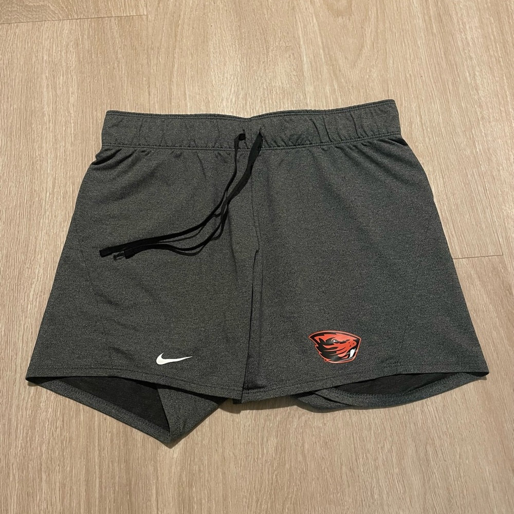Oregon State University Nike Dri-fit Attack 2.0 Shorts - Black/Particle Grey